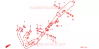 SILENCIEUX D'ECHAPPEMENT pour Honda CB 500 de 1998