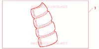 PROTECTION DE RESERVOIR pour Honda CB 500 S de 2000
