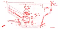 MAITRE CYLINDRE DE FREIN AVANT (2) pour Honda CB 500 de 2000