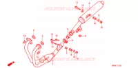 SILENCIEUX D'ECHAPPEMENT pour Honda CB 500 de 2000