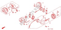 CLIGNOTANT (4) (C50BN/BND P/S/V/X/Y) pour Honda PRESS CUB 50 DELUXE de 2000