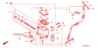 MAITRE CYLINDRE DE FREIN AVANT (2) pour Honda CB 500 de 1999