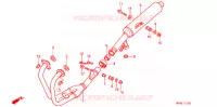 SILENCIEUX D'ECHAPPEMENT pour Honda CB 500 de 1999
