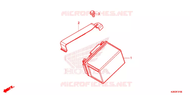 BATTERIE Honda MOTO 125 MSX 2013  MSX125D