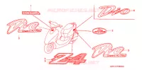 AUTOCOLLANTS pour Honda 50 SMART DIO DX de 2001