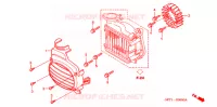 VENTILATEUR ET COUVERCLE DE RADIATEUR pour Honda 50 SMART DIO DX de 2001