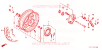 ROUE AVANT (TAMBOUR) pour Honda 50 SMART DIO DX de 2001