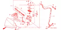 MAITRE CYLINDRE DE FREIN AVANT pour Honda XR 250 de 2000