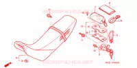 SELLE pour Honda XR 250 de 2000