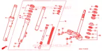FOURCHE   TE DE FOURCHE pour Honda NH 100 LEAD de 2001