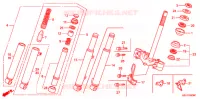 FOURCHE pour Honda 50 SMART DIO DX de 2001