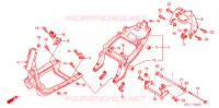 CADRE pour Honda 50 SMART DIO DX de 2001