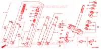 FOURCHE pour Honda 50 SMART DIO DX de 2001