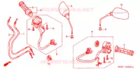 COMMODO   LEVIER   CABLE pour Honda FORZA 250 de 2002