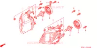 PHARE pour Honda FORZA 250 de 2002