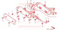 SILENCIEUX D'ECHAPPEMENT pour Honda FORZA 250 de 2002