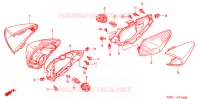 CLIGNOTANT pour Honda FORZA 250 TOP CASE de 2002