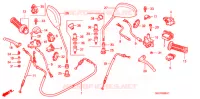 LEVIER DE GUIDON   CABLE   COMMODO (DISQUE) pour Honda 50 SMART DIO DX de 2002