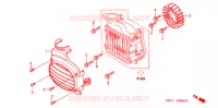 VENTILATEUR ET COUVERCLE DE RADIATEUR pour Honda 50 SMART DIO DX de 2002