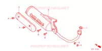 SILENCIEUX D'ECHAPPEMENT pour Honda 50 SMART DIO de 2002