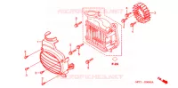 VENTILATEUR ET COUVERCLE DE RADIATEUR pour Honda 50 SMART DIO de 2002