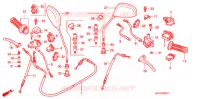 LEVIER DE GUIDON   CABLE   COMMODO (DISQUE) pour Honda 50 SMART DIO Z4 de 2004