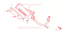 SILENCIEUX D'ECHAPPEMENT pour Honda 50 SMART DIO Z4 de 2004