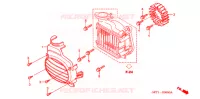 VENTILATEUR ET COUVERCLE DE RADIATEUR pour Honda 50 SMART DIO Z4 de 2002