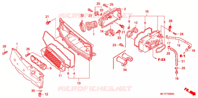 FILTRE A AIR Honda SCOOTER 600 SILVERWING 2003  FJS600A3_J