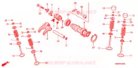 ARBRE A CAMES   SOUPAPE pour Honda CRF 450 R de 2006