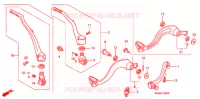 PEDALE   KICK pour Honda CRF 450 R de 2006
