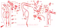 LEVIER DE GUIDON   CABLE   COMMODO (CRF450R4,5,6,7,8) pour Honda CRF 450 R de 2005