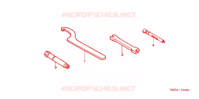 OUTIL Honda MOTO 450 CRF 2002  CRF450R2