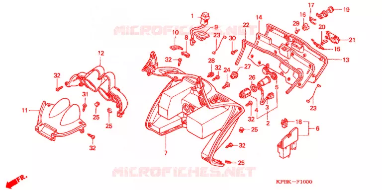 PROTEGE JAMBES Honda SCOOTER 250 FORZA 2003  NSS250C3
