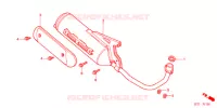 SILENCIEUX D'ECHAPPEMENT pour Honda 50 SMART DIO DX de 2003