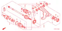 ROTULE ARRIERE pour Honda FOURTRAX 650 RINCON de 2003