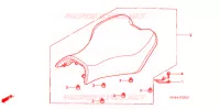 SELLE pour Honda FOURTRAX 650 RINCON de 2003