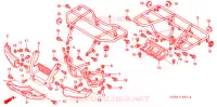 SUPPORT pour Honda FOURTRAX 650 RINCON de 2003
