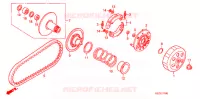 EMBRAYAGE pour Honda ZOOMER 50 de 2004
