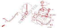 RESERVOIR A CARBURANT (NSK50SH4/5/6/7) pour Honda 50 DIO de 2004