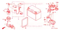 BATTERIE pour Honda FORZA 250 X de 2004