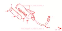 SILENCIEUX D'ECHAPPEMENT pour Honda 50 SMART DIO DX de 2004