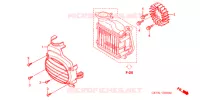 VENTILATEUR ET COUVERCLE DE RADIATEUR pour Honda 50 SMART DIO Z4 de 2004