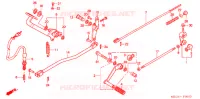 PEDALE pour Honda SHADOW VT 750 de 2004