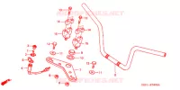 GUIDON   TE DE FOURCHE pour Honda MONKEY 50 YELLOW de 2004