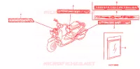AUTOCOLLANTS pour Honda ZOOMER 50 de 2005