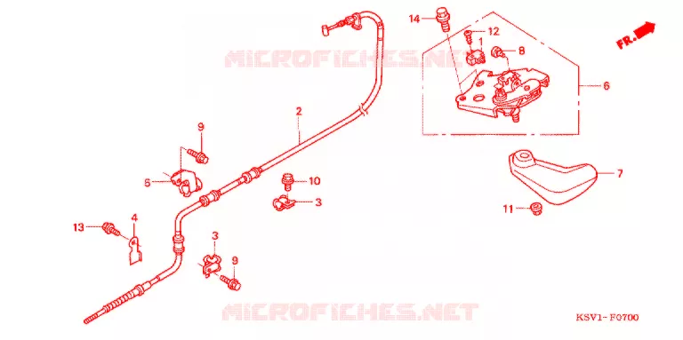FREIN DE STATIONNEMENT Honda SCOOTER 250 FORZA 2005  NSS250C5