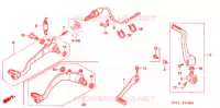 PEDALE pour Honda TRX 450 R Kick start de 2005