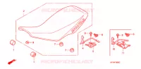 SELLE pour Honda TRX 450 R Kick start de 2005