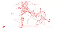 ARBRE DE ROUE  (TRX500TM) pour Honda FOURTRAX 500 FOREMAN de 2005